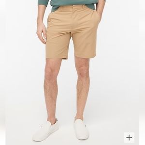 New! 2 pairs! J.Crew Factory Dark Khaki 9" Tech short 38 waist